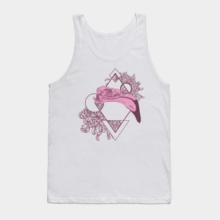 Flamingo Skull Tank Top